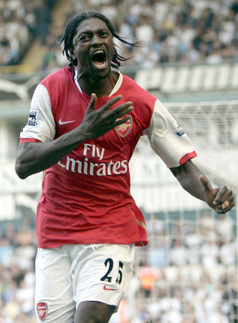Emmanuel Adebayor soccer star